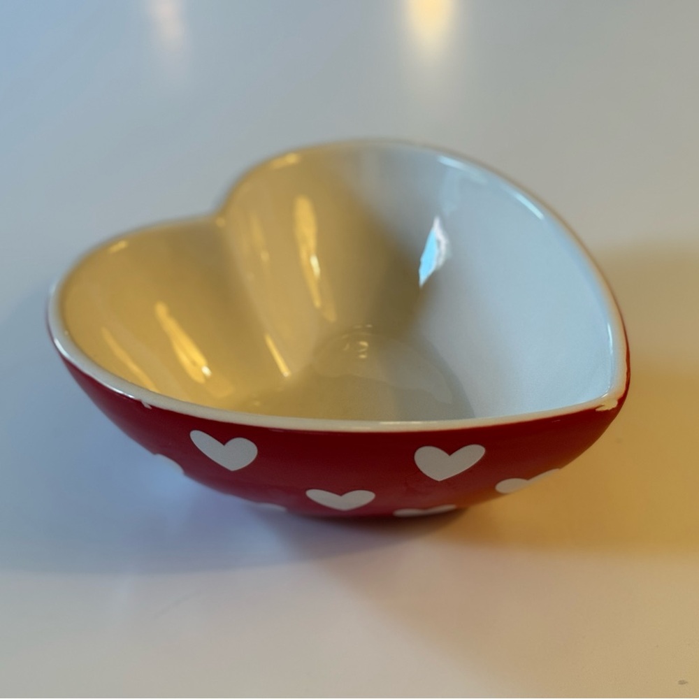 Hobby Lobby Valentine’s Bowl | Color: Red, White | Size | OS
